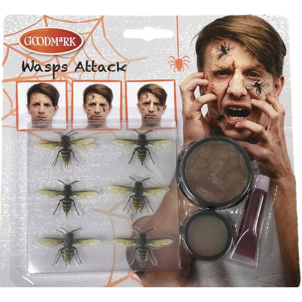Hvepse-angreb make-up sæt