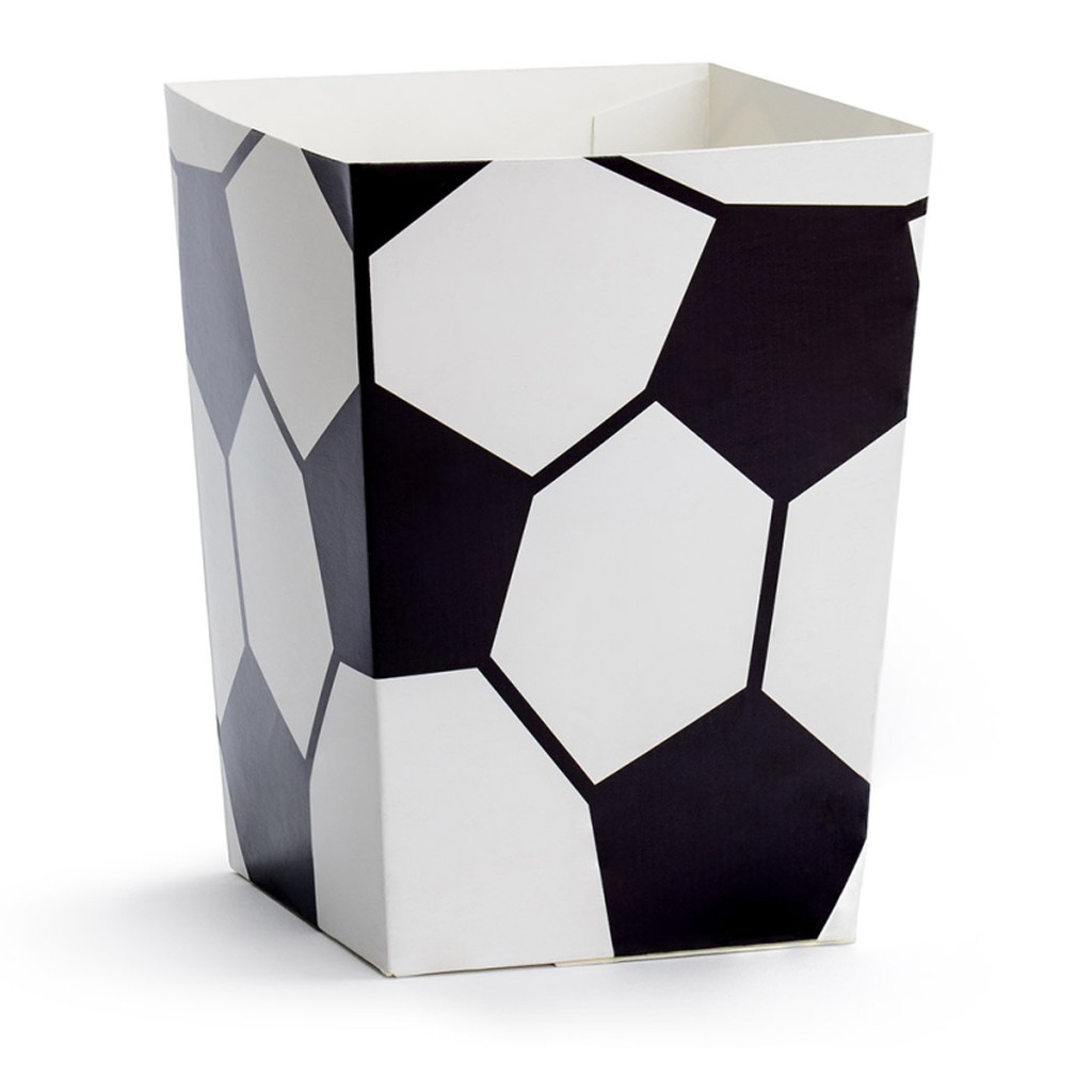 Popcorn bæger fodbold 6-pak