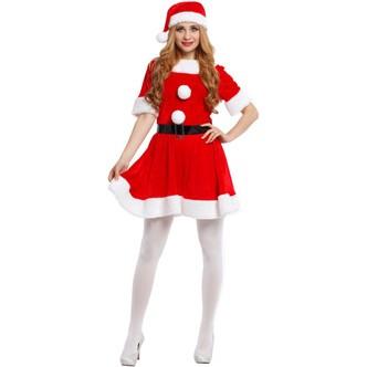 Pretty Ms. Santa kjole, M