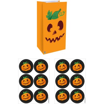 Halloween papirspose 12-pak