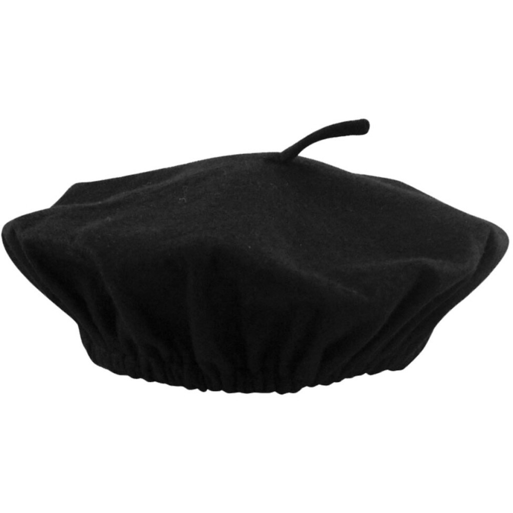France hat / Beret, sort