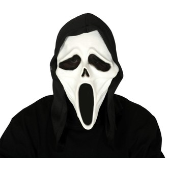 Hætte maske scream, latex