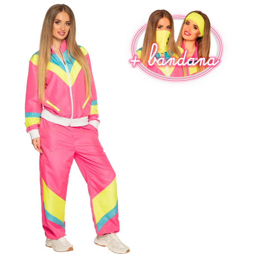 Campinghabit 80er pink, XL