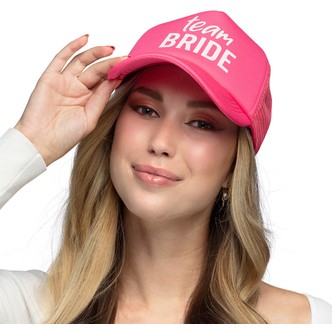 Team Bride cap, pink