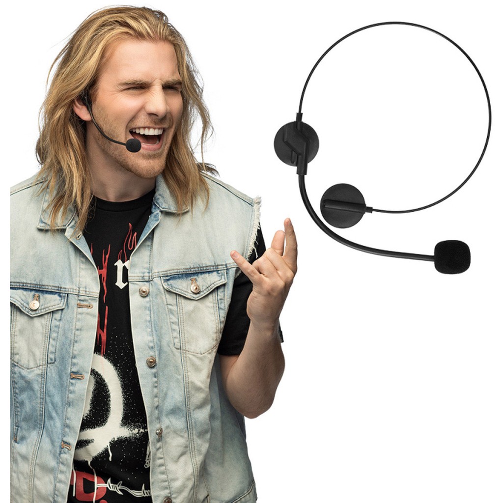Falsk headset med mikrofon
