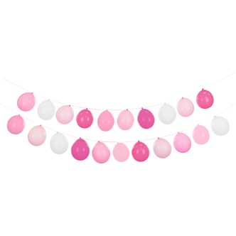 Ballon guirlande sæt pink
