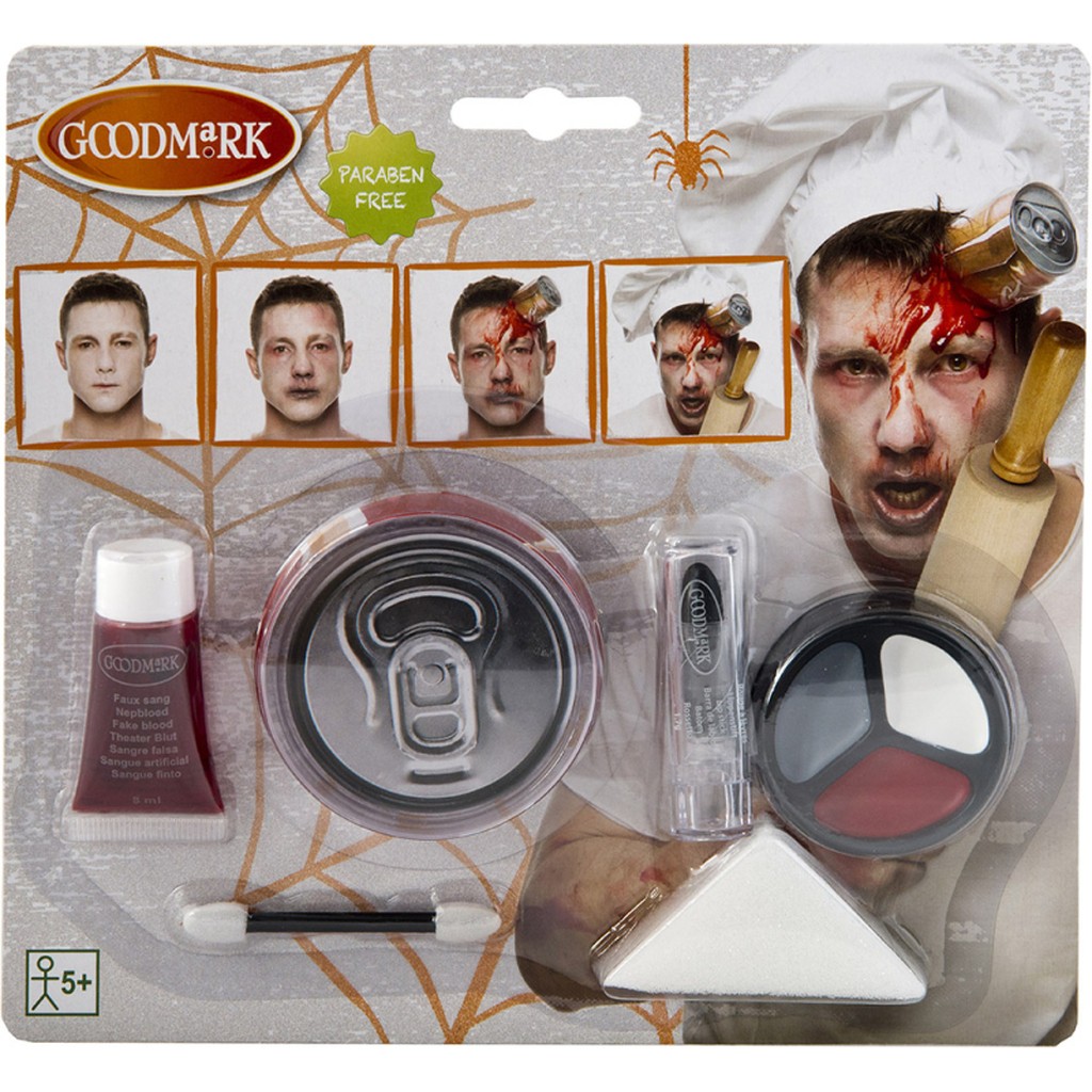 Zombie Chef makeup sæt