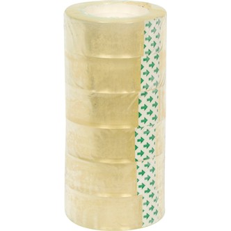 Klar tape 18mm x 35 m 6-pak