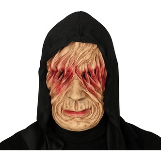 Hætte maske spedalsk, latex