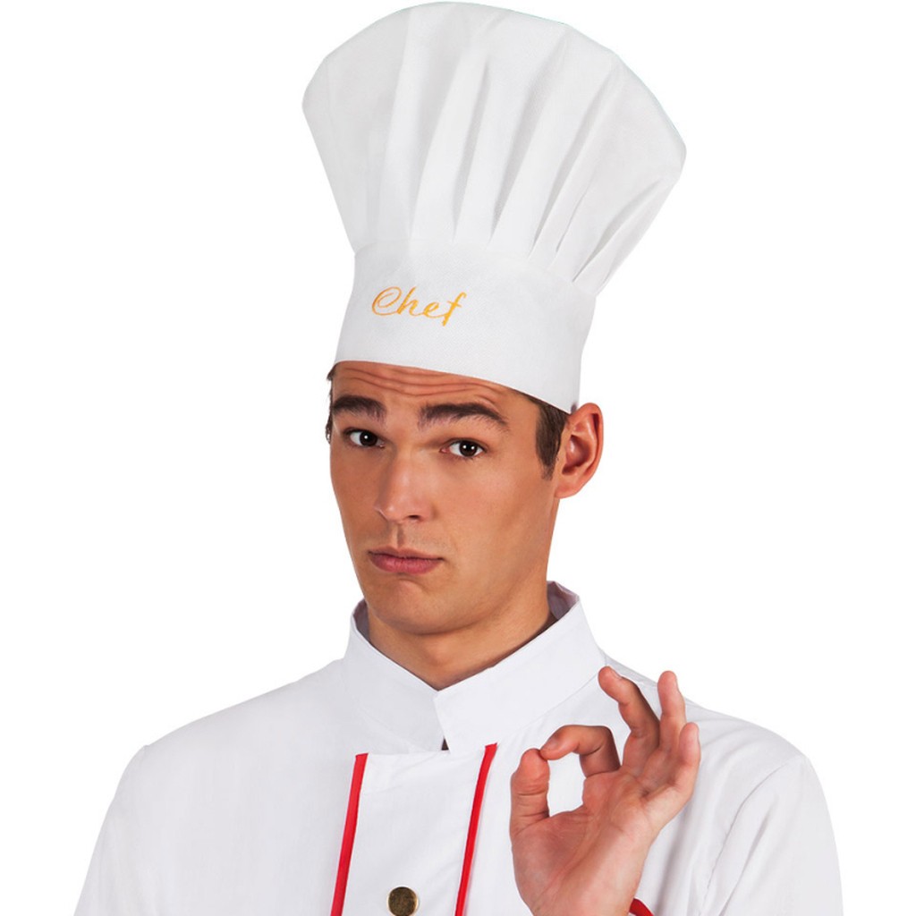 Chef kokkehue, hvid