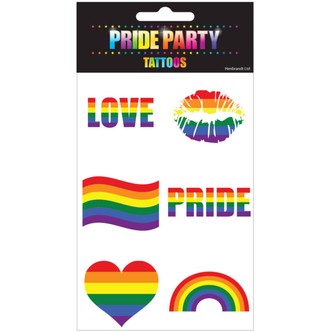 Pride tatoveringer 6-pak
