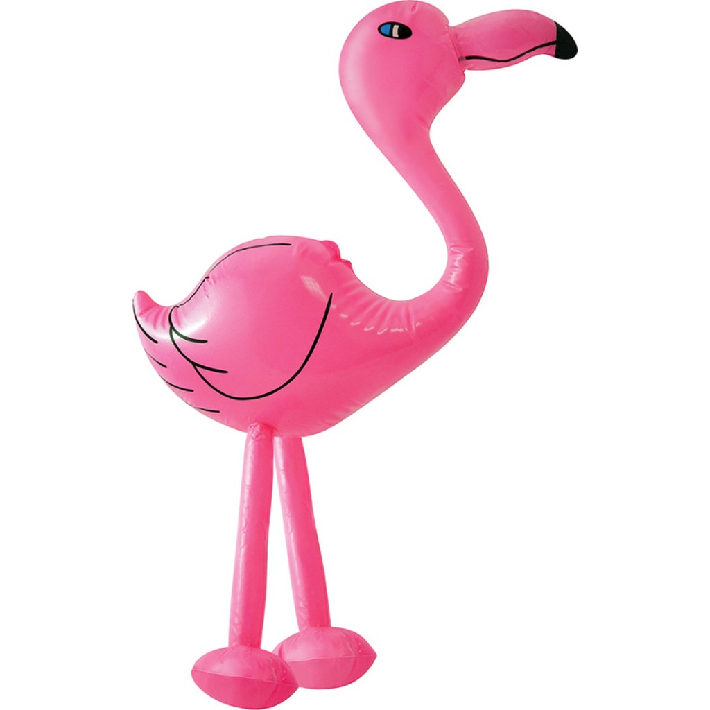 Oppustelig flamingo 64 cm