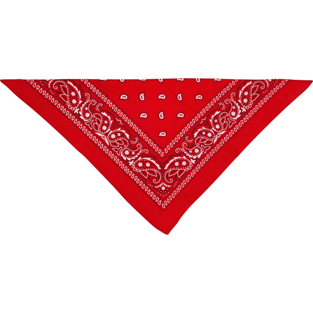 Bandana tørklæde, rødt
