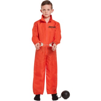 Orange fangedragt 10-12 år