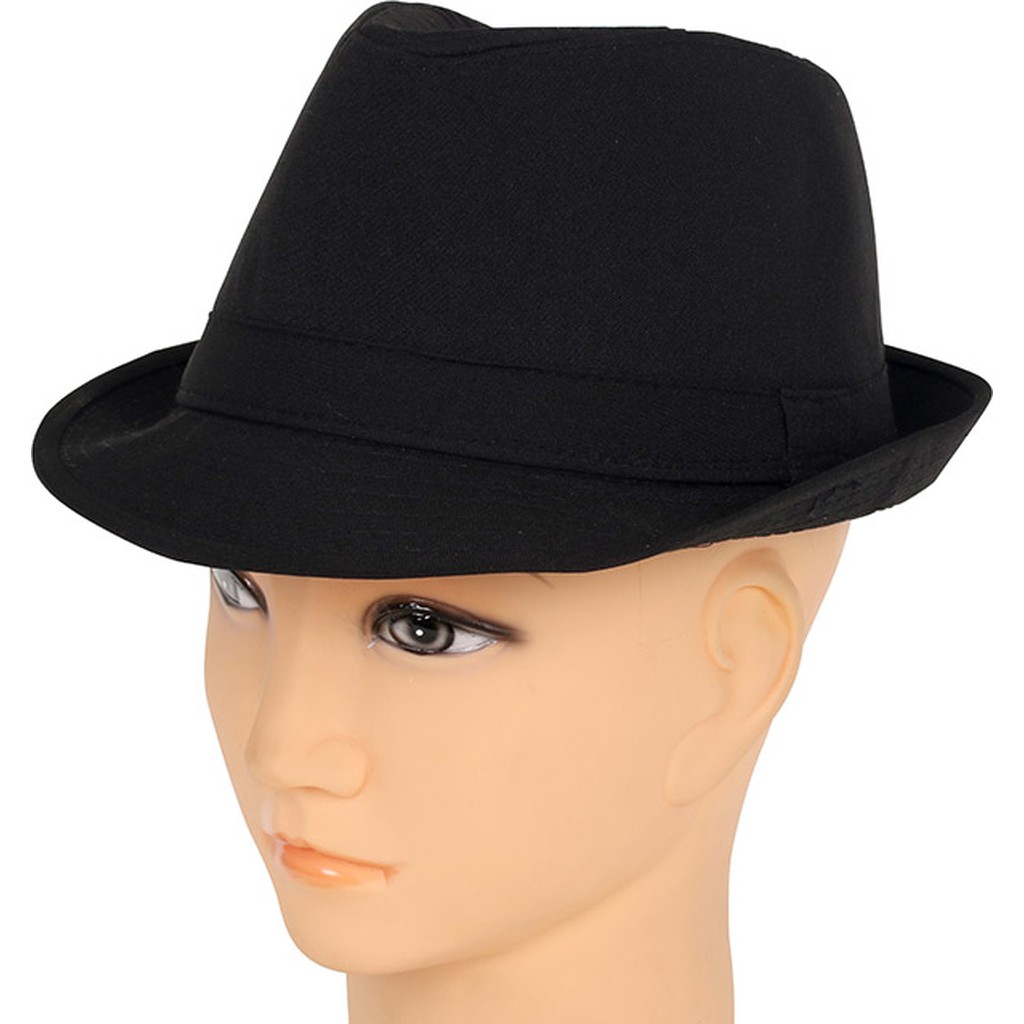 Blues/gentleman hat sort