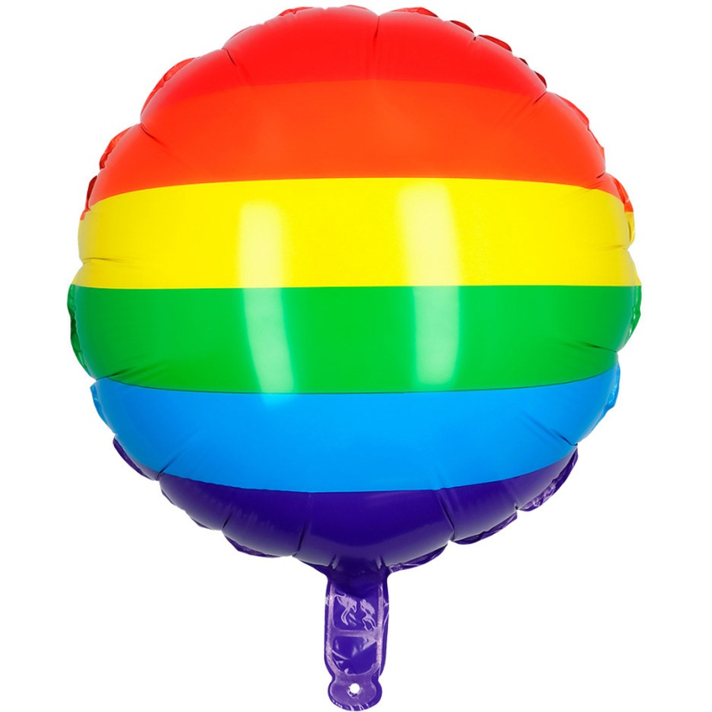 Folieballon regnbue 45 cm