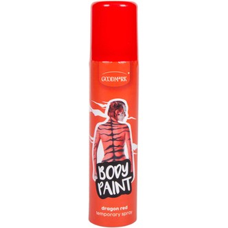 Krop farve spray 75 ml rød
