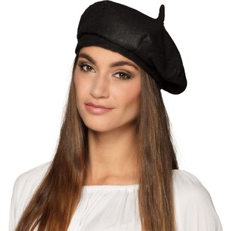 Fransk baret hat, sort