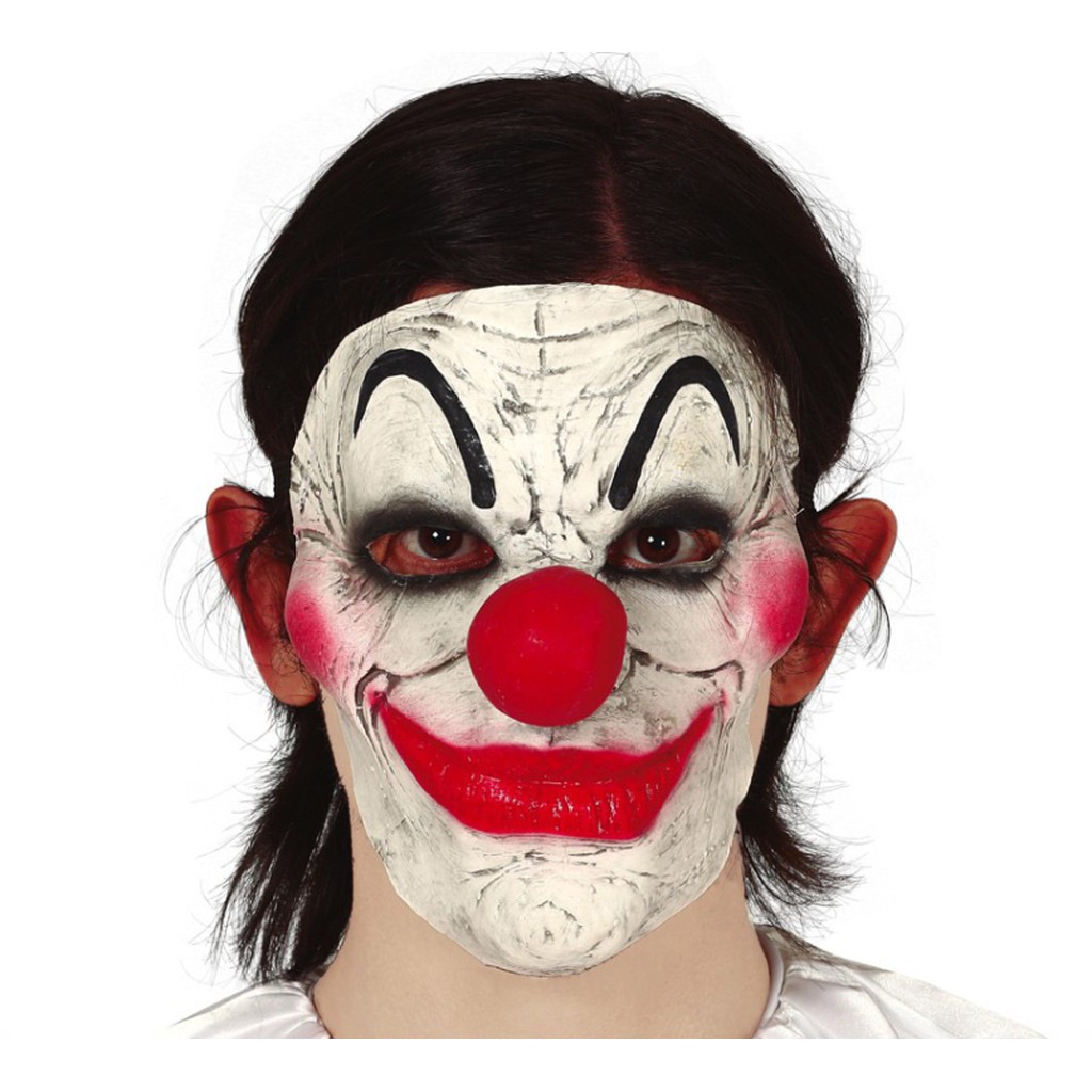 Dræber mimer-klovn maske
