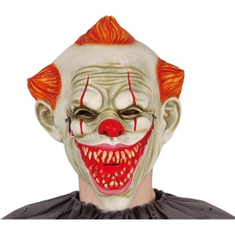 Dræber klovn maske, latex