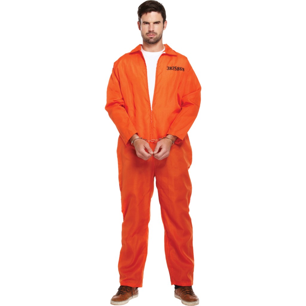 Orange fangedragt