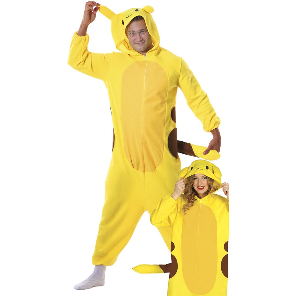 Chinchilla kostume gul, L