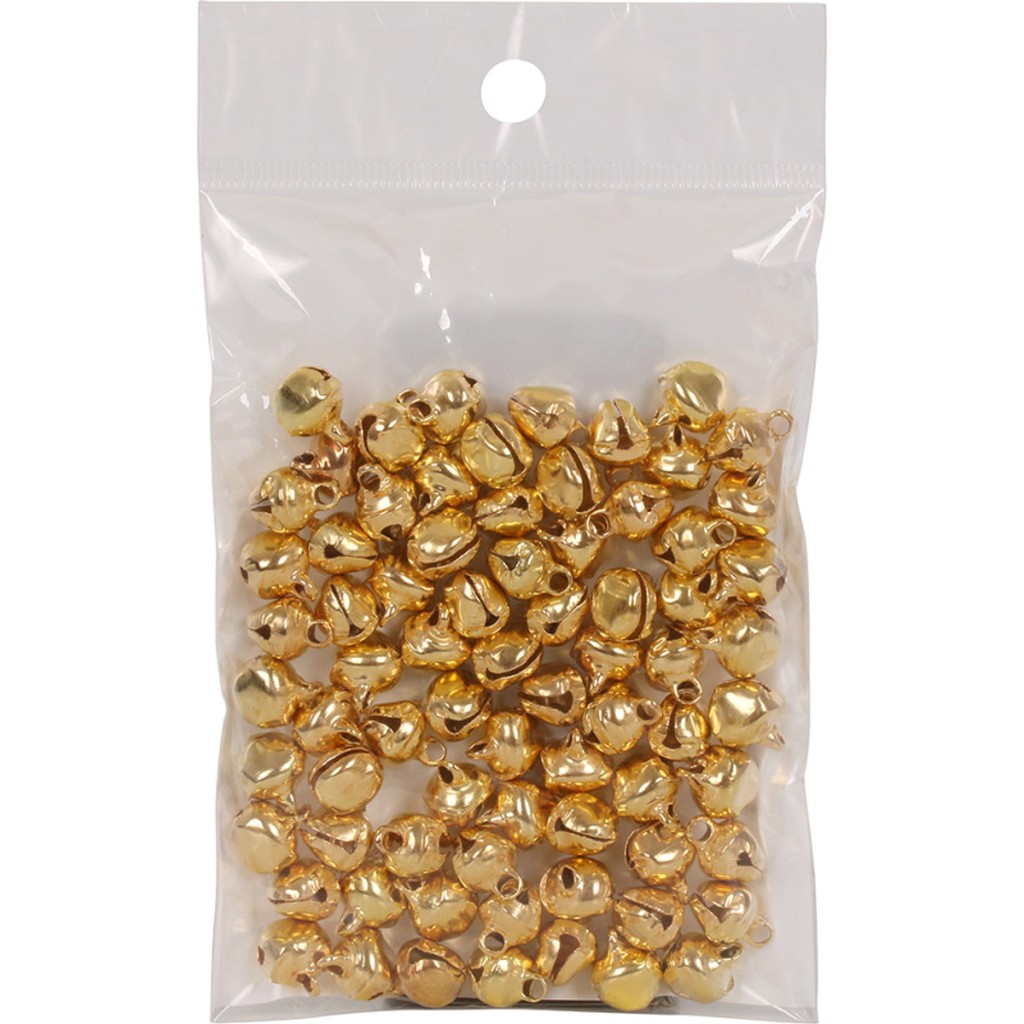Bjælde, guld 10 mm 75-pak