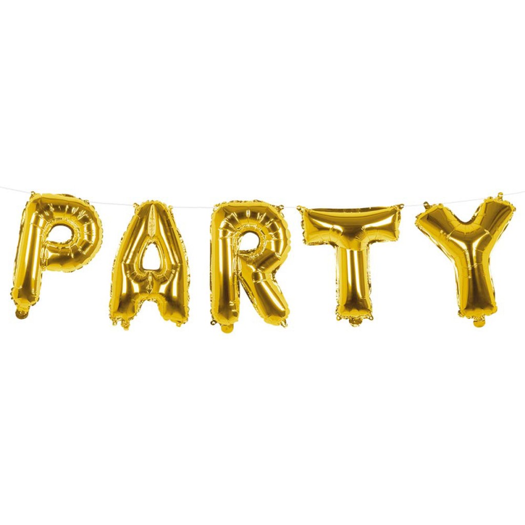 PARTY folieballoner, guld