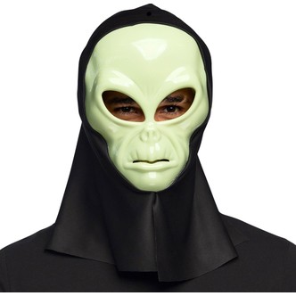 Alien maske med hætte