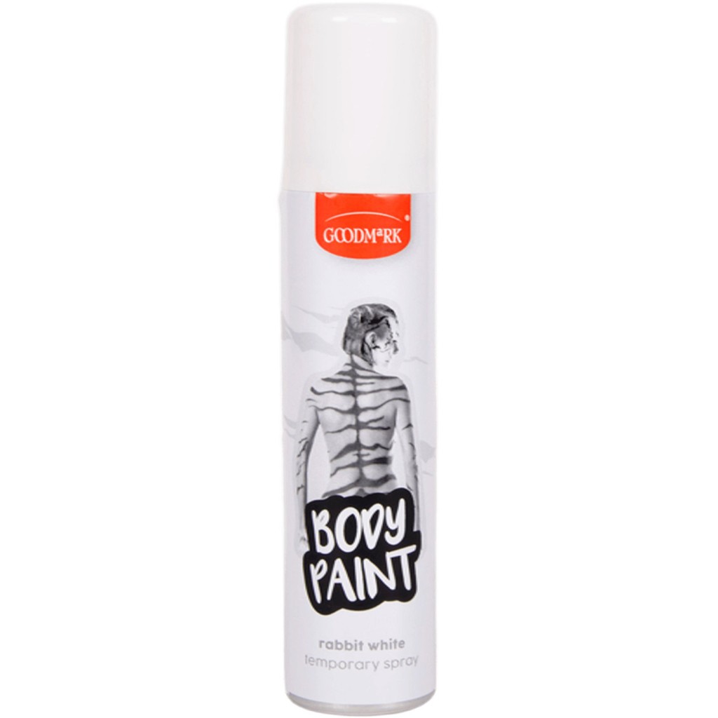 Krop farve spray 75 ml hvid