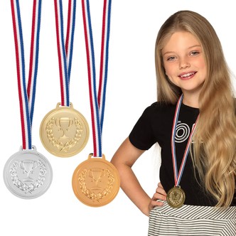 Guld, sølv og bronze medaljer