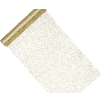 Bordløber 36 cm x 9 m guld