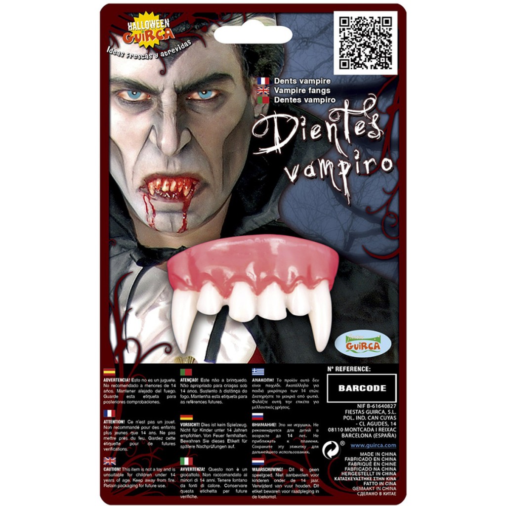 Vampyr tænder, overmund