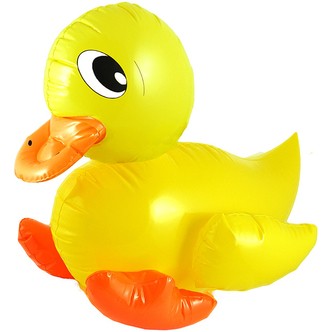 Oppustelig badeand 42 cm