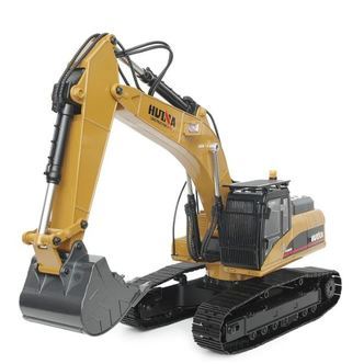 Fjernstyret Huina 1/14 metal 23CH 2.4G gravemaskine CY1580 V5 (2025 model)