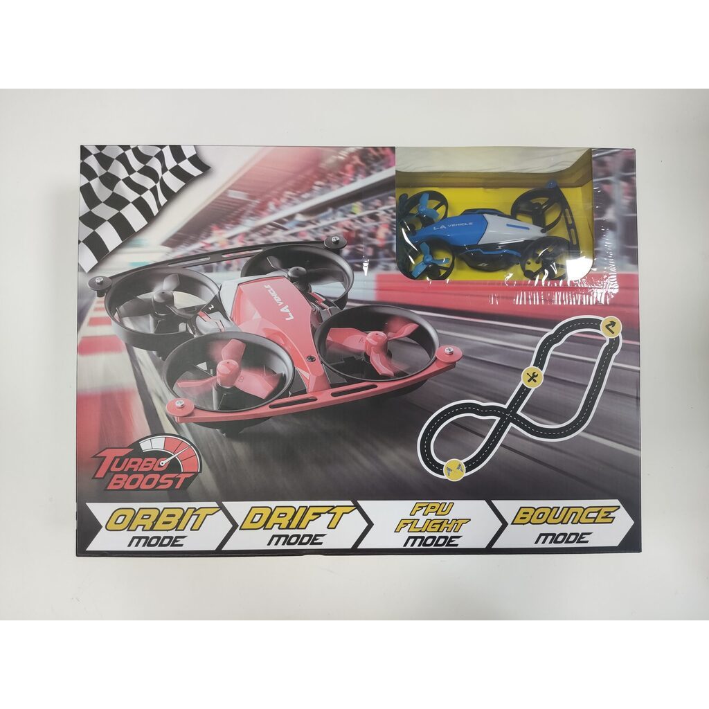 Bouncing Racer Drone SÆT - Både rød og blå racer drone sæt