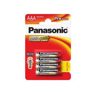 AAA batterier - 1,5 volt  - 4 pk.