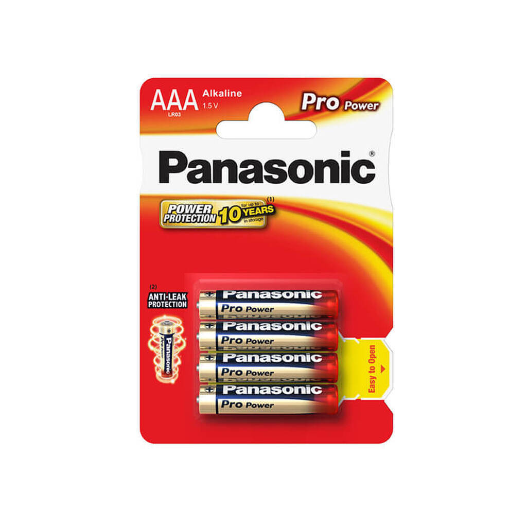 AAA batterier - 1,5 volt  - 4 pk.