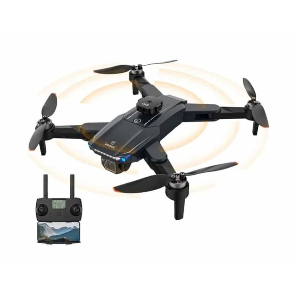 JJRC X33 mini drone med 8K/HD kamera, forhindringssensor, GPS og FPV (med ekstra batteri)