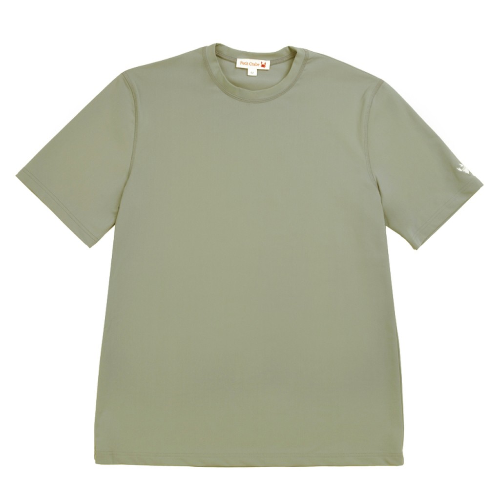 Petit Crabe Enzo kortærmet UV soltrøje HERRE - olive
