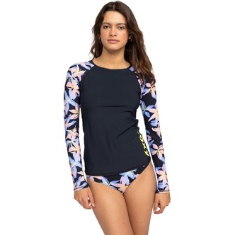 Roxy active lycra printed long sleeve UPF 50+ trøje