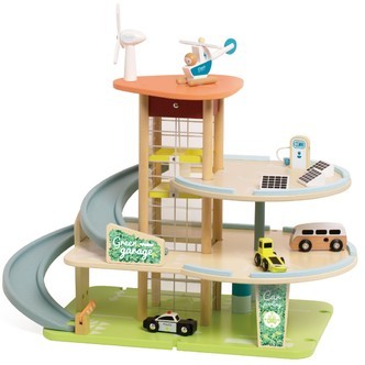 Classic World Green Træ Stort Parkeringshus med tilbehør