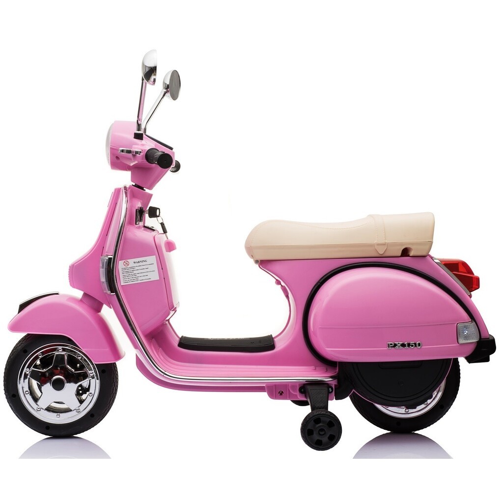 Vespa PX150 EL scooter 10,8V (Opgraderet udgave) Pink