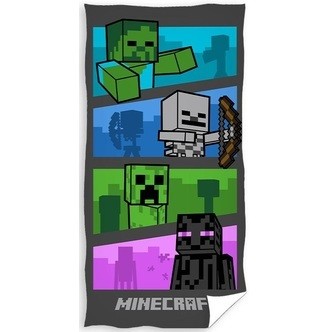 Minecraft Badehåndklæde model 2 - 100 procent bomuld