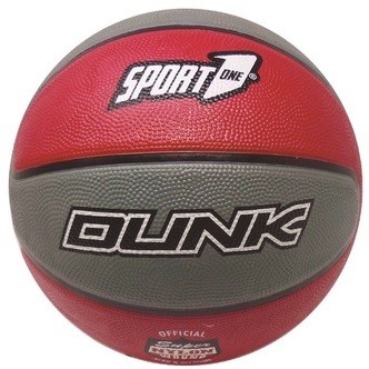 Dunk Basketball Str. 7 Rød/Grå