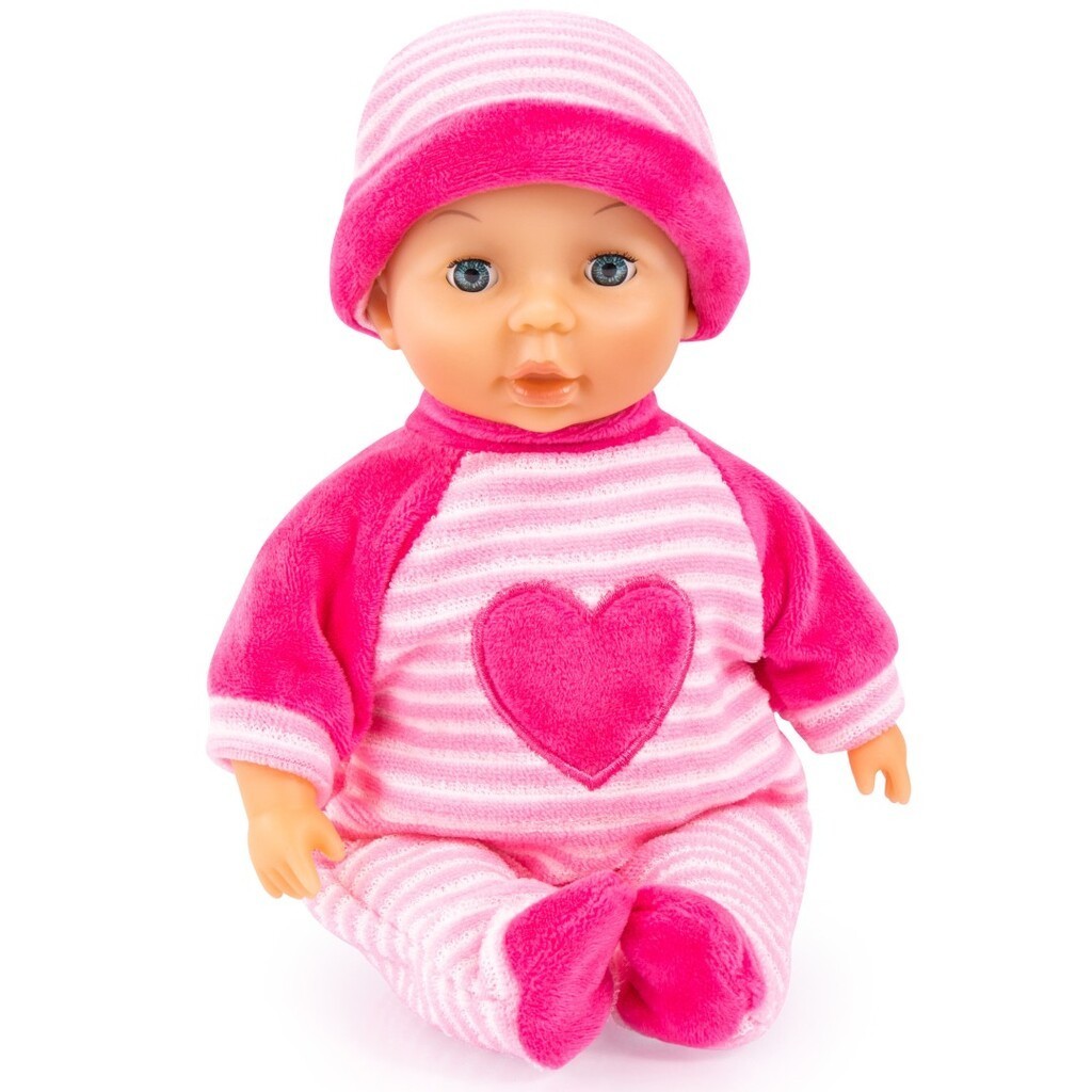 Bayer Design Min Første Baby Dukke 28cm - Stærk Pink