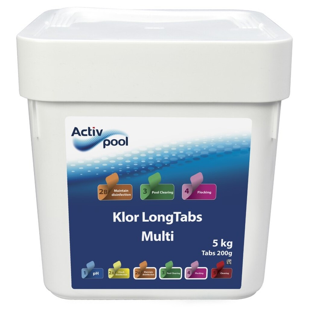 ActivPool Multi Klor 4-1 LongTabs 200g 5kg