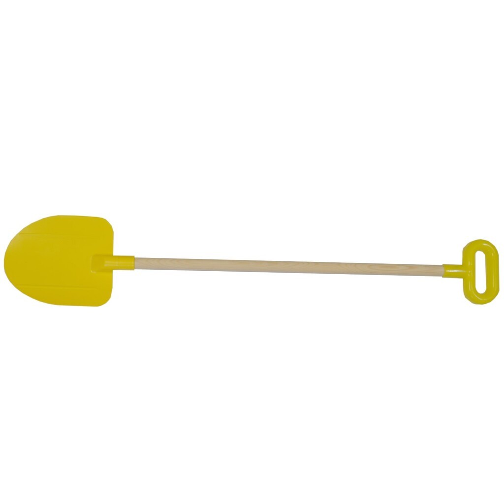 Spade til børn med træskaft og greb