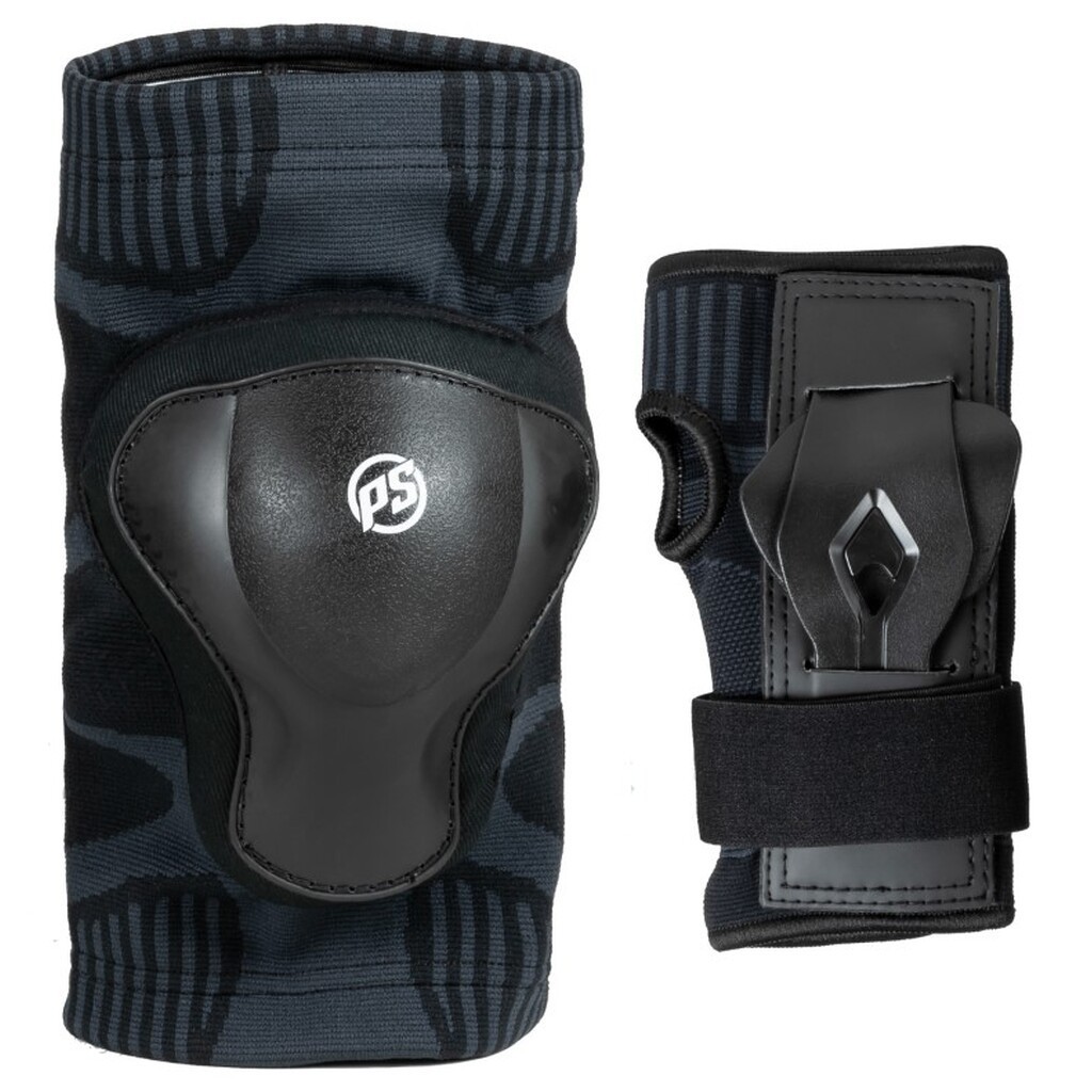 Powerslide Onesize Dual Pack beskyttelsessæt,  til mænd Sort