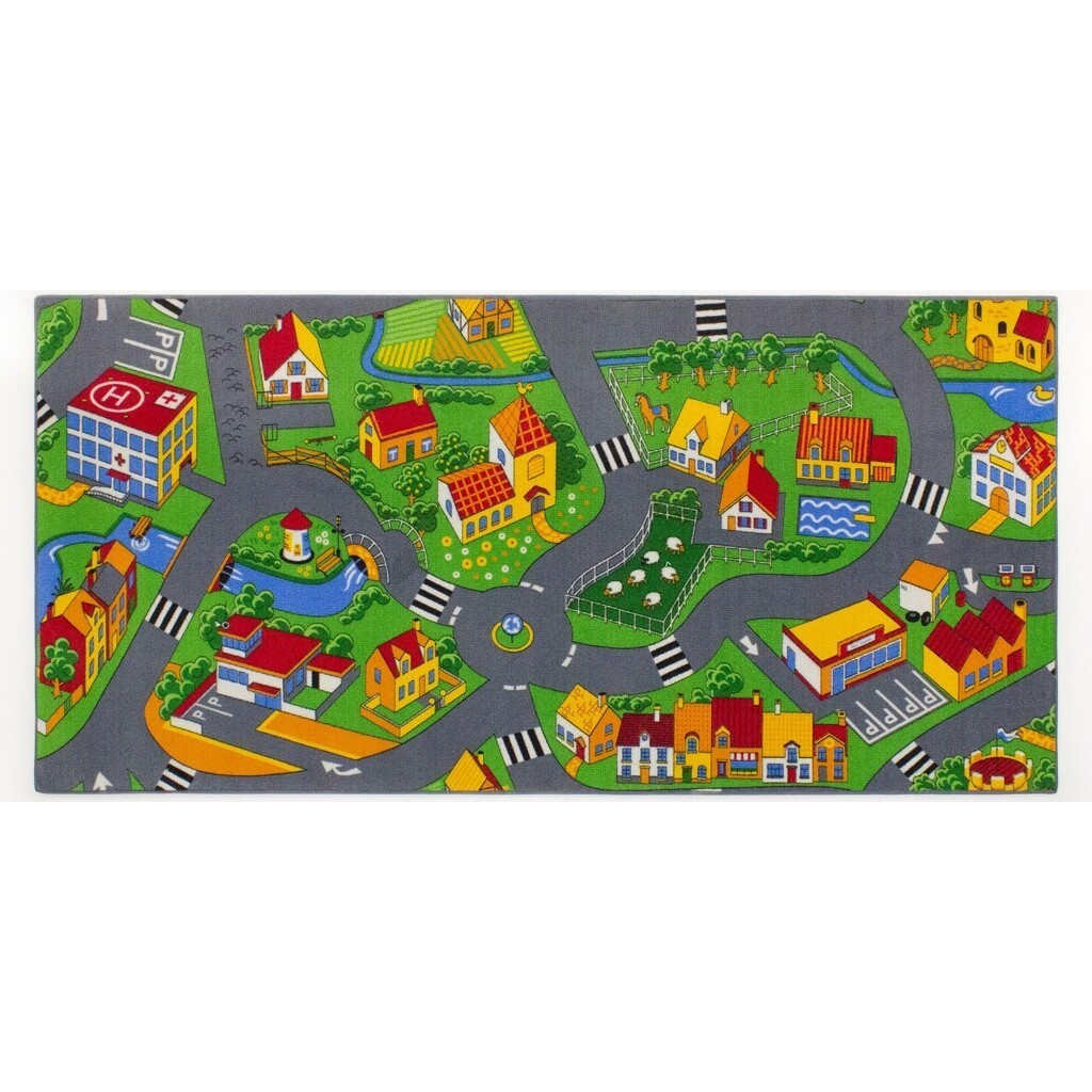 Bil Legetæppe Landsbylivet   95 x 200 cm